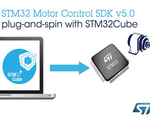 ST, 손쉽고 빠른 모터제어 지원하는 STM32 소프트웨어 개발 키트 공급